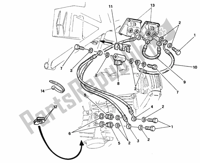 Toutes les pièces pour le Chauffage De Chambre De Flotteur du Ducati Supersport 600 SS 1993